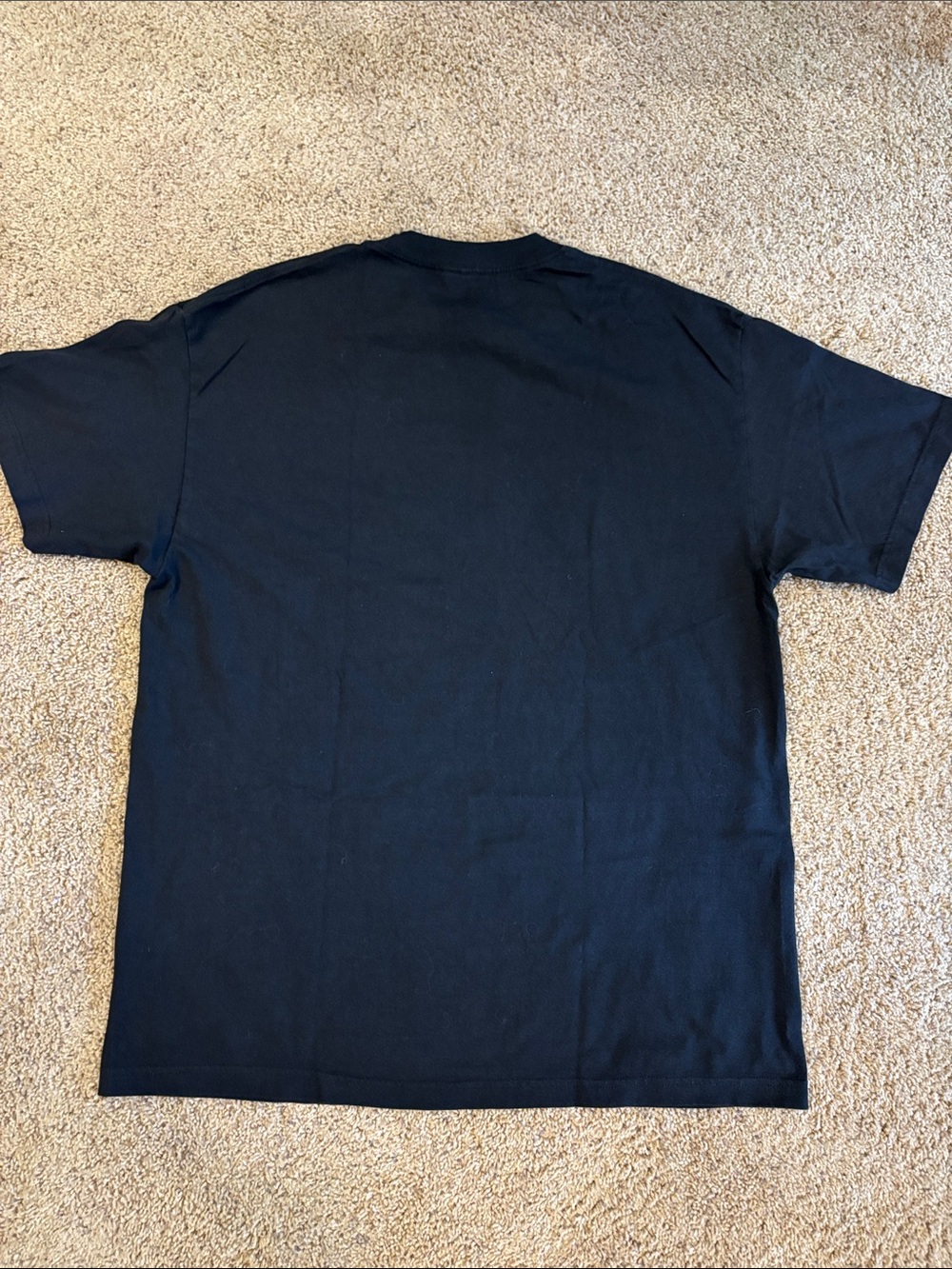 Fender Black Short Sleeve Tee with Red & Silver Logo - Picture 2 of 3